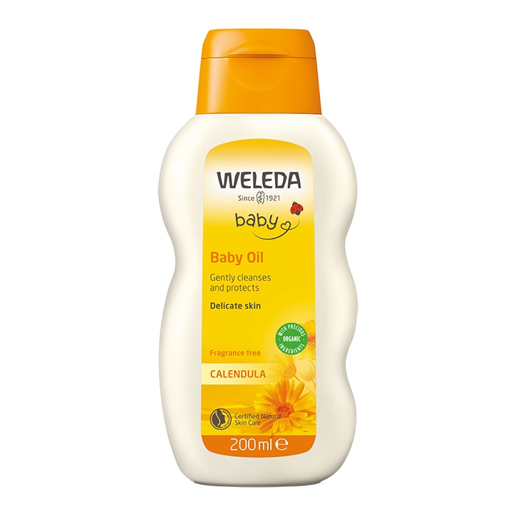 Weleda Calendula Baby Oil 200ml Natural Mother & Baby Care Boots   