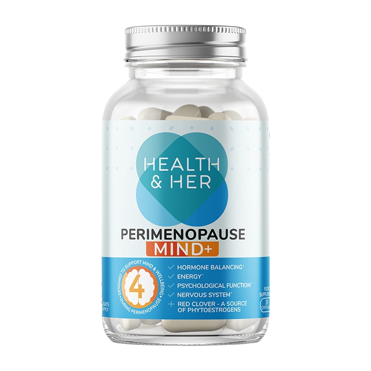 Health & Her Perimenopause Mind+ Multi Nutrient Supplement 30 Capsules Menopause Holland&Barrett   