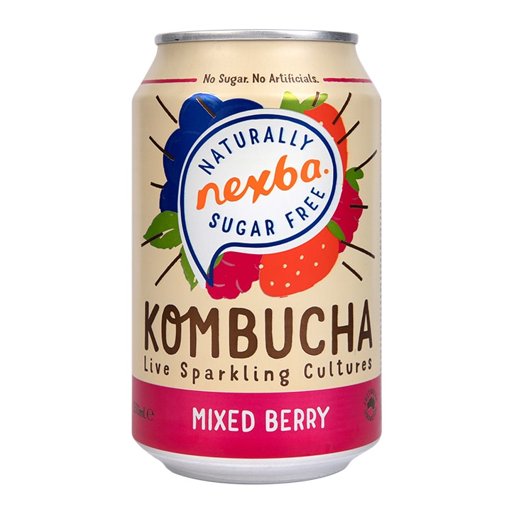 Nexba Mixed Berry Kombucha 330ml GOODS Holland&Barrett   