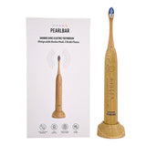 Pearl Bar Sonic Electric Toothbrush with 3 Bamboo Brush Heads GOODS Holland&Barrett   