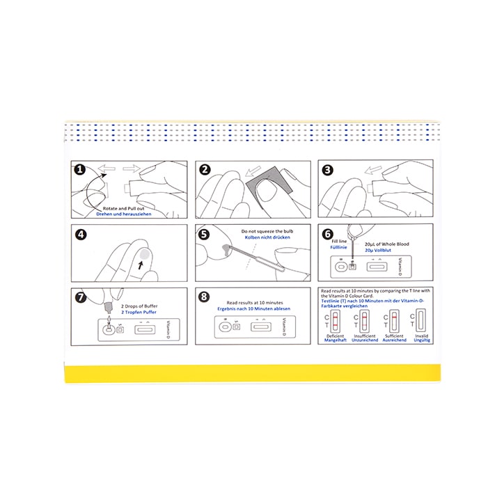 Home Health Vitamin D Test Home Blood Testing Kit