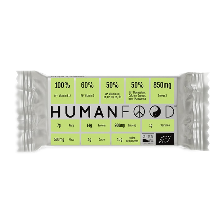 Human Food Spirulina Bar 76g GOODS Holland&Barrett   