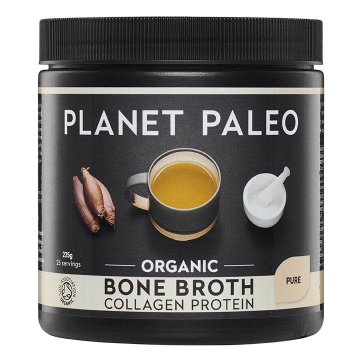 Planet Paleo Organic Bone Broth Collagen Protein Pure 225g