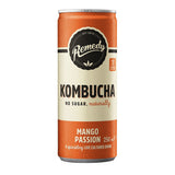 Remedy Kombucha Mango Passion 250ml Vegan Food Holland&Barrett   