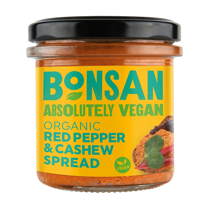 Bonsan Red Pepper & Cashew Spread 130g GOODS Holland&Barrett   