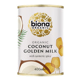 Biona Organic Golden Coconut Milk with Turmeric 400ml Cooking Holland&Barrett   