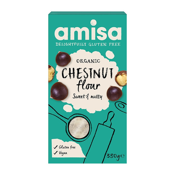 Amisa Organic Gluten Free Chestnut Flour 350g