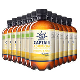 The GUTsy Captain Kombucha Pineapple Peach Bio-Organic 12 x 400ml GOODS Holland&Barrett   