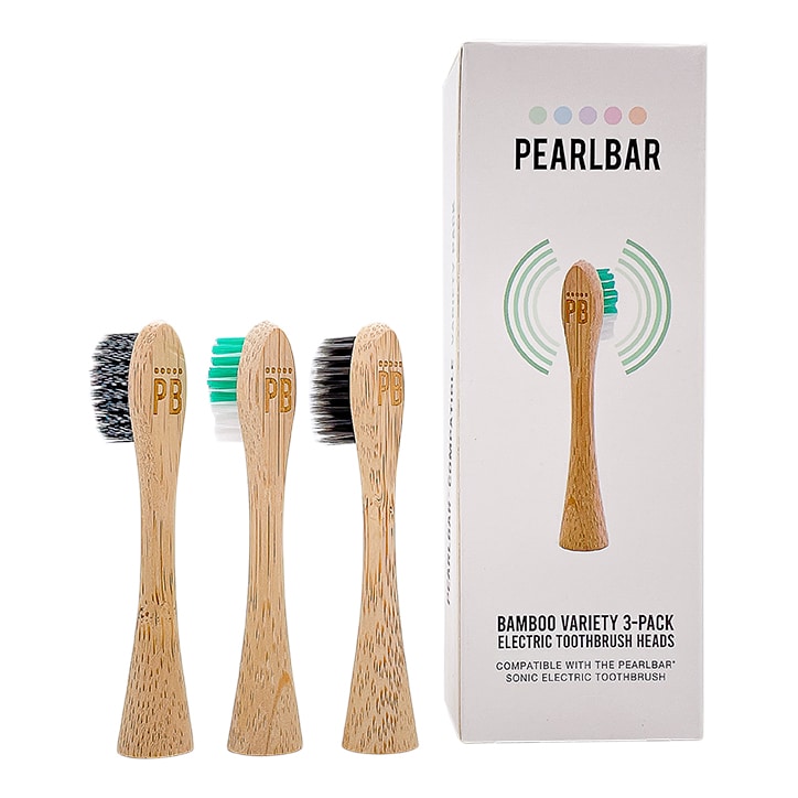 Pearl Bar Bamboo Variety 3-Pack Electric Toothbrush Heads