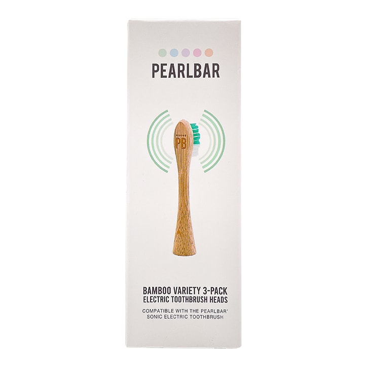 Pearl Bar Bamboo Variety 3-Pack Electric Toothbrush Heads GOODS Holland&Barrett   