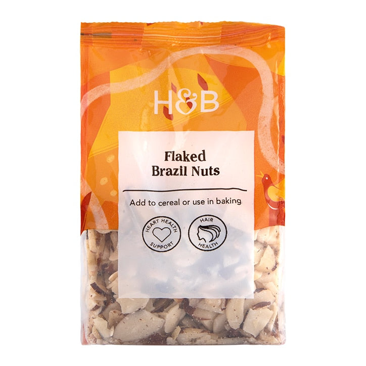 Holland & Barrett Flaked Brazil Nuts 200g Brazil Nuts Holland&Barrett   