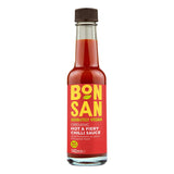 Bonsan Vegan Hot & Fiery Chilli Sauce Organic 140ml Condiments & Sauces Holland&Barrett   