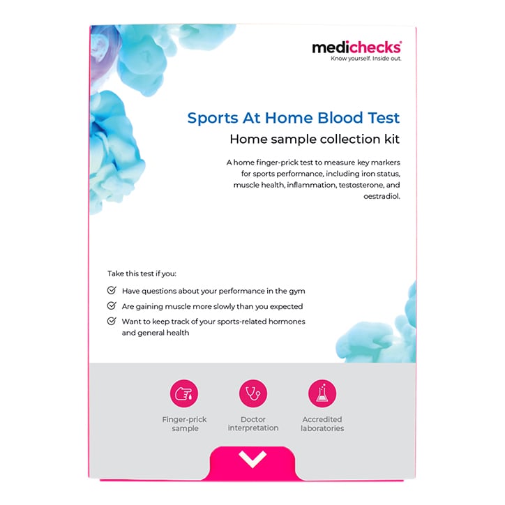 Medichecks Sports At Home Blood Test GOODS Holland&Barrett   