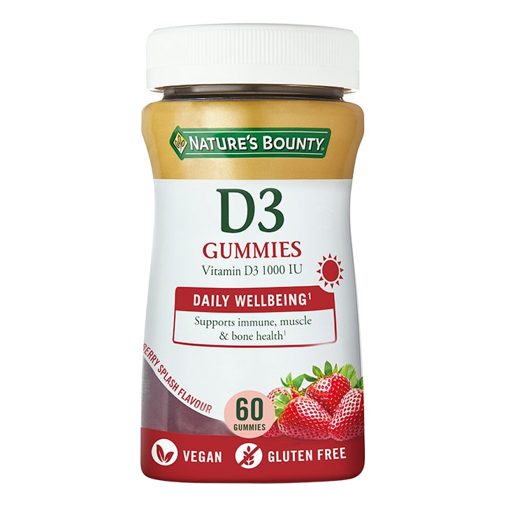 Nature’s Bounty® Vitamin D3 60 Gummies GOODS Holland&Barrett   