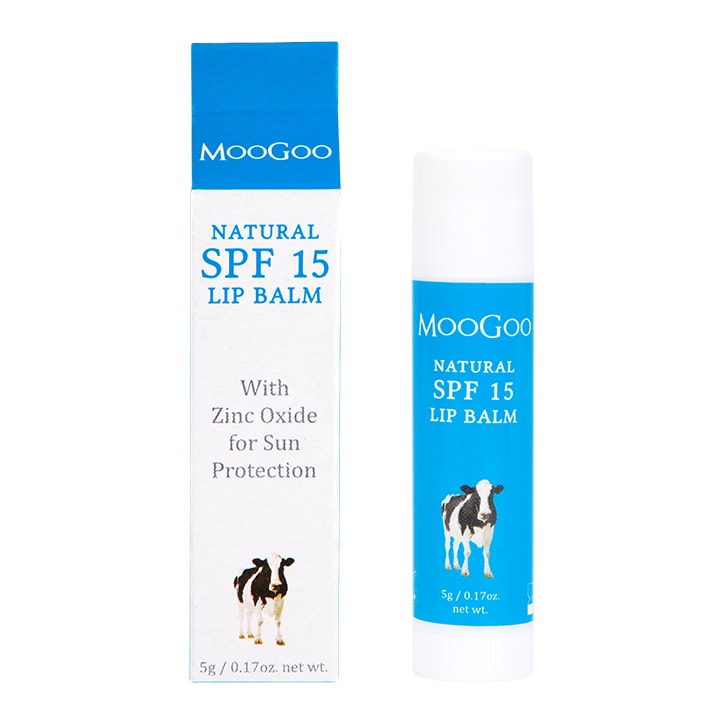 Moogoo Natural Lip Balm SPF15 5g Lip Balm Holland&Barrett   