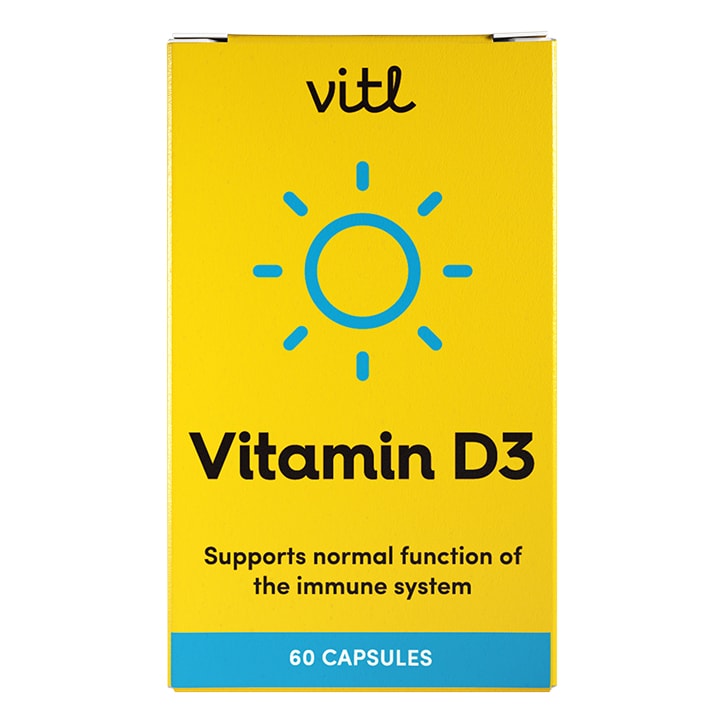 Vitl Vitamin D3 60 Capsules GOODS Holland&Barrett   