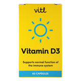 Vitl Vitamin D3 60 Capsules GOODS Holland&Barrett   