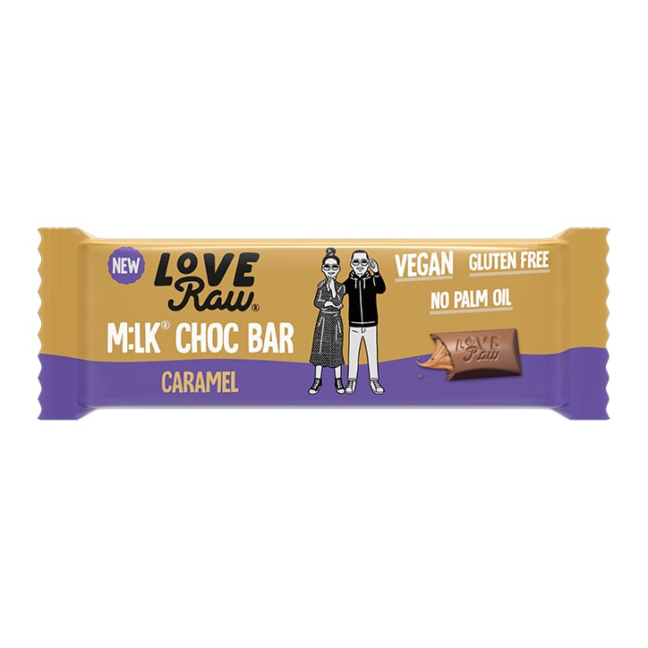 Love Raw Vegan M:lk Choc Bar Caramel 30g