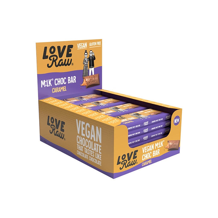 Love Raw Vegan M:lk Choc Bar Caramel 30g GOODS Holland&Barrett   