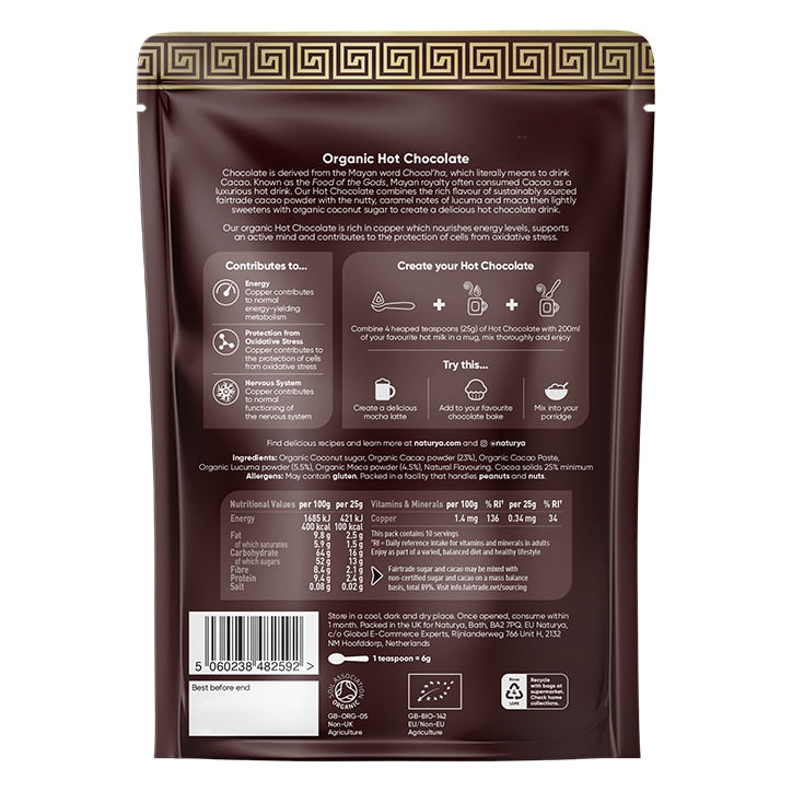 Naturya Hot Chocolate Organic 250g