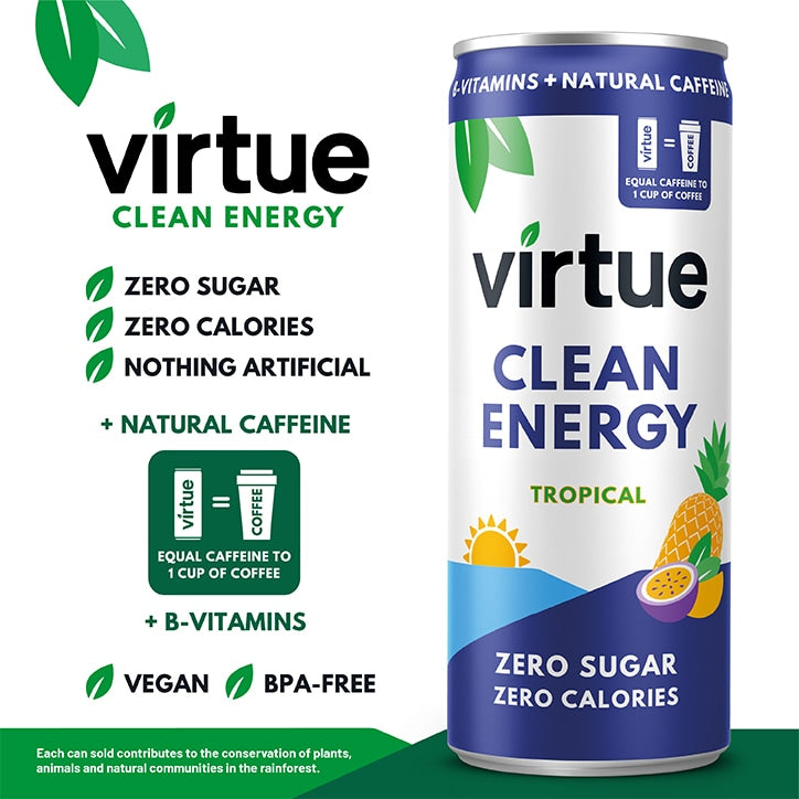 Virtue Clean Energy Tropical 250ml GOODS Holland&Barrett   