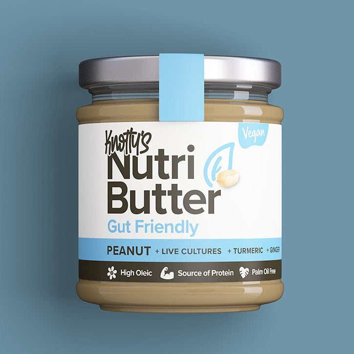 Knotty's Nutri-Butter Gut Friendly 180g Peanut Butter Holland&Barrett   