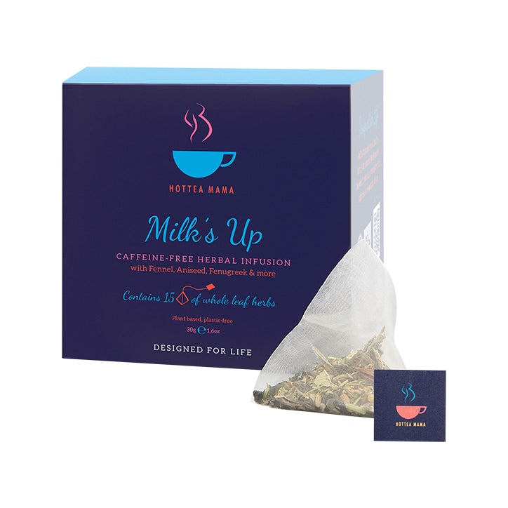 HotTea Mama Milk's Up Breastfeeding Tea 15 Tea Bags Herbal Tea Holland&Barrett   