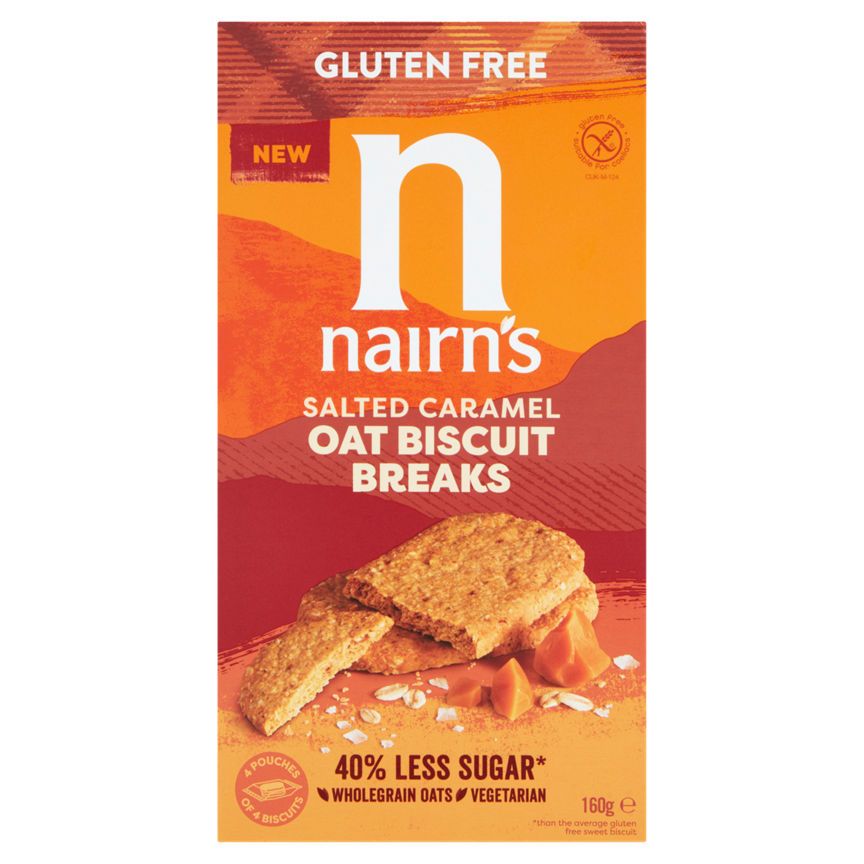 Nairn's Salted Caramel Oat Biscuit Breaks Free From ASDA   