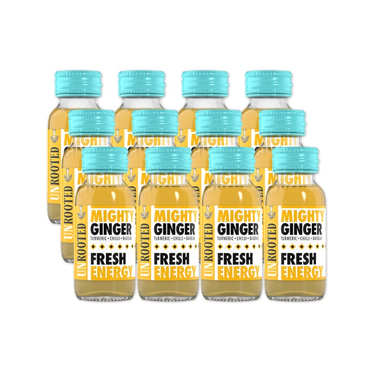 Unrooted Mighty Ginger Fresh Energy 12 x 60ml