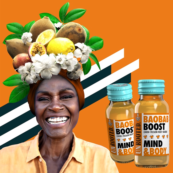 Unrooted Baobab Boost Mind & Body 12 x 60ml