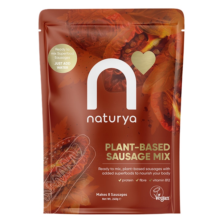 Naturya Plant-Based Sausage Mix 240g Cooking Mixes Holland&Barrett   