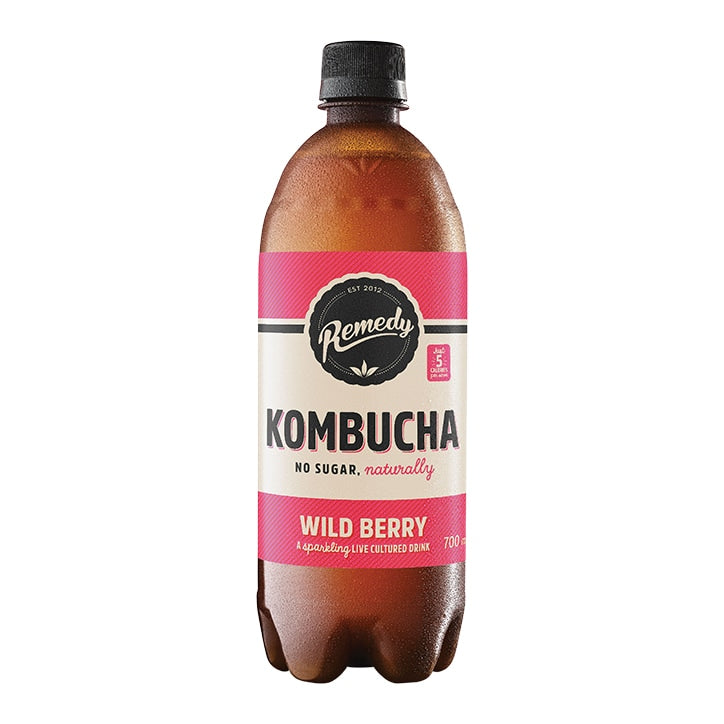 Remedy Kombucha Wild Berry 700ml Vegan Food Holland&Barrett   