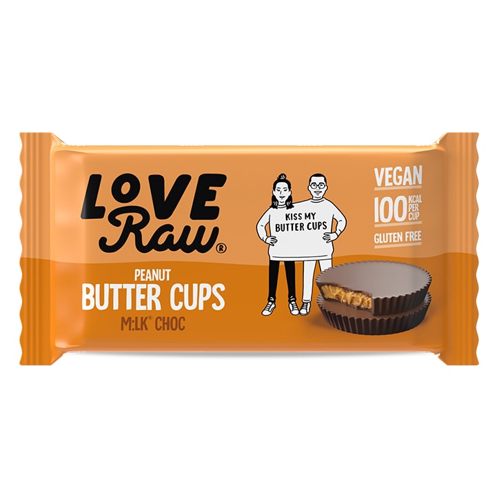 Love Raw Vegan M:lk Choc Peanut Butter Cup 34g Chocolate Holland&Barrett   