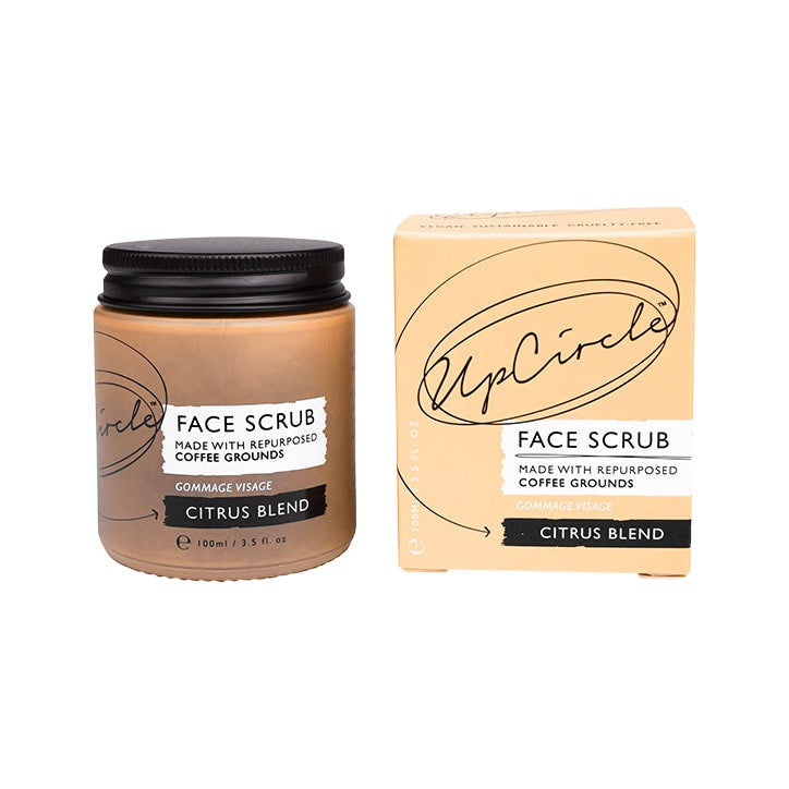 UpCircle Coffee Face Scrub with Citrus Blend for Dry Skin 100ml