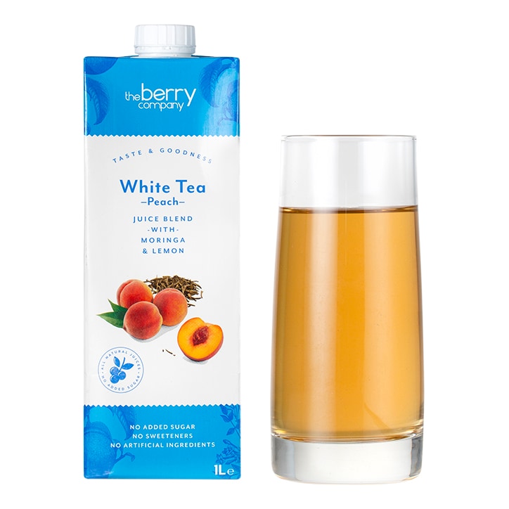 The Berry Company White Tea & Peach 1L Teas Holland&Barrett   