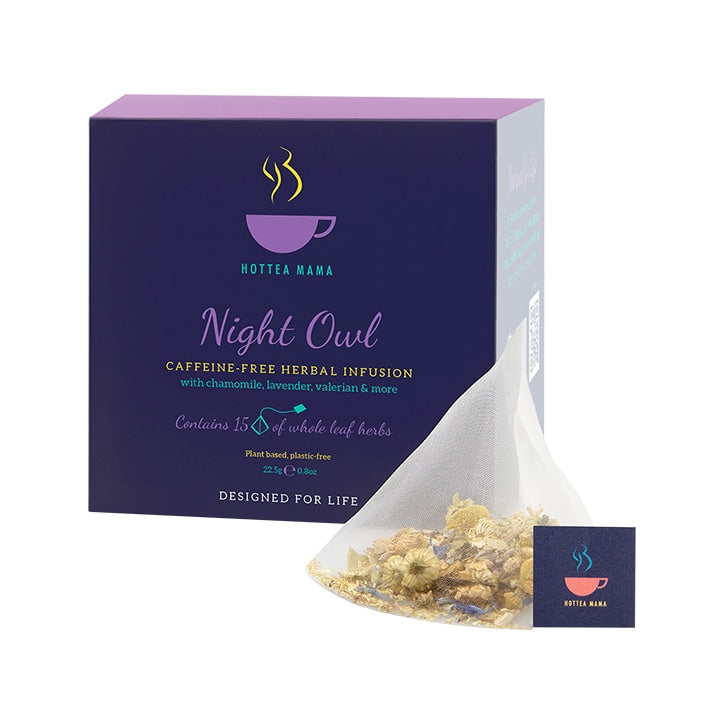 HotTea Mama Night Owl Herbal Tea 15 Tea Bags Herbal Tea Holland&Barrett   