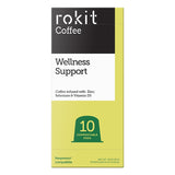 Rokit Coffee Wellness Support Coffee 10 Nespresso Compatible Pods Coffee Holland&Barrett   