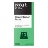 Rokit Coffee Concentration Boost Coffee 10 Nespresso Compatible Pods GOODS Holland&Barrett   