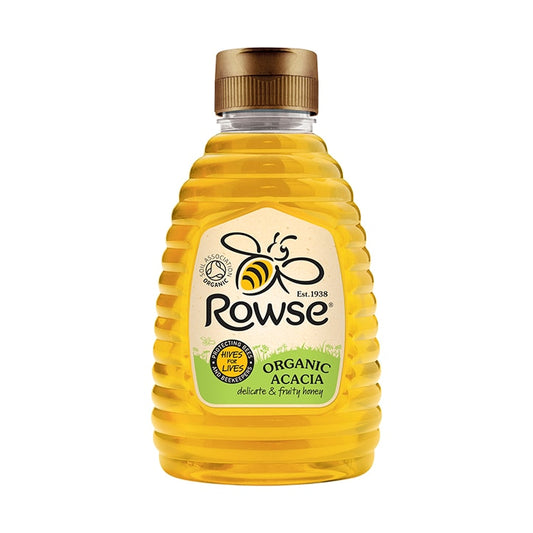 Rowse Squeezy Organic Acacia 340g Honey Holland&Barrett   