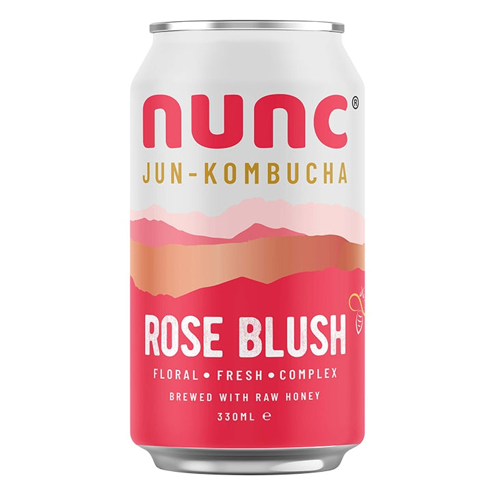 Nunc Rose Blush Jun-Kombucha 330ml New In: Food & Drink Holland&Barrett   