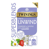 Twinings Superblends Unwind 20 Bags Herbal Tea Holland&Barrett   