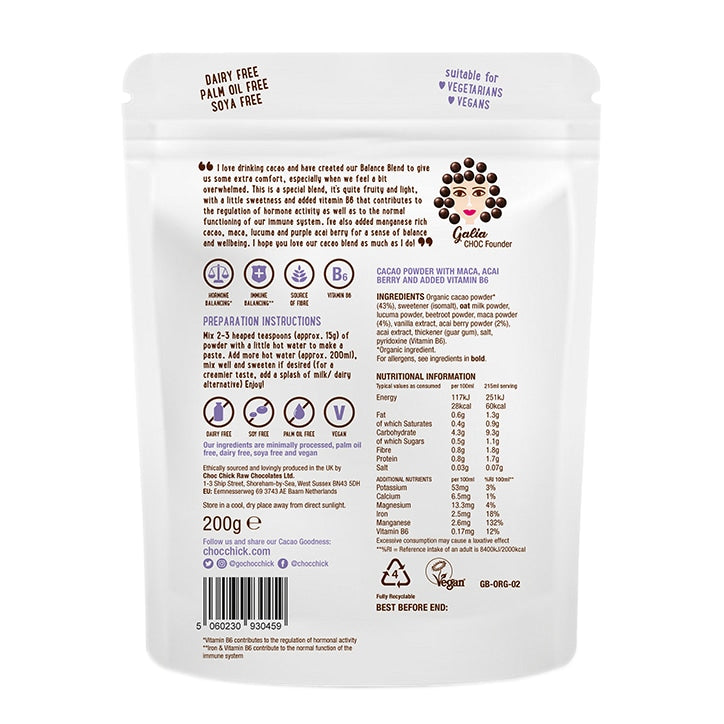 CHOC CHICK Balance Blend 200g