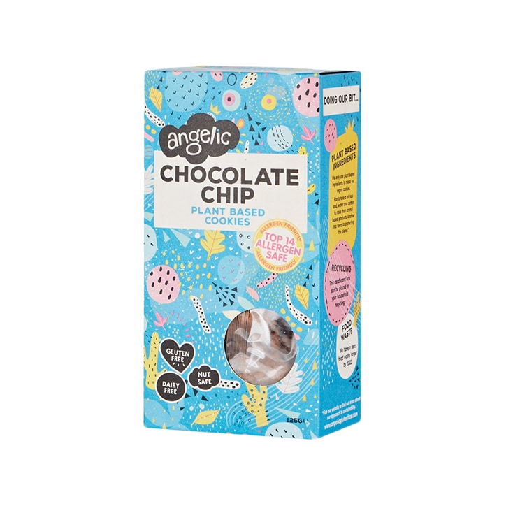 Angelic Gluten Free Choco Chip Cookies 125g GOODS Holland&Barrett   