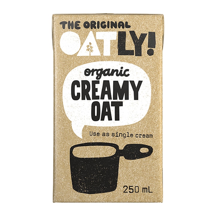 Oatly Organic Creamy Oat Single Cream 250ml GOODS Holland&Barrett   