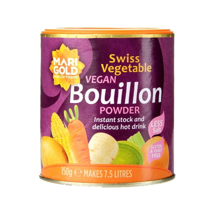 Marigold Swiss Vegetable Vegan Bouillon Powder 150g Gravy & Stock Holland&Barrett   