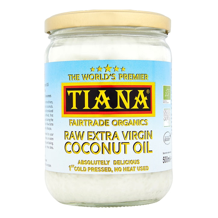 TIANA Extra Virgin Coconut Oil 500ml Cooking Coconut Oil Holland&Barrett   