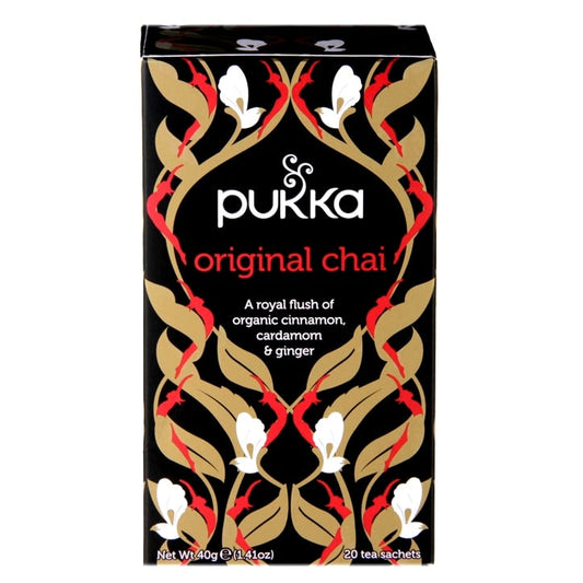 Pukka Fairtrade Original Chai 20 Tea Bags Herbal Tea Holland&Barrett   