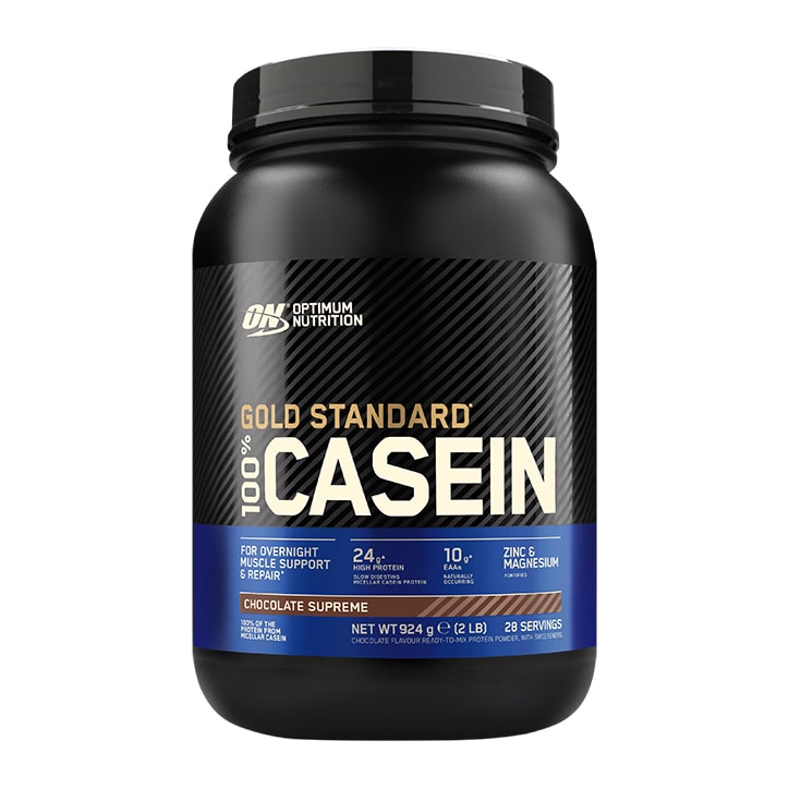 Optimum Nutrition Gold Standard 100% Casein Powder Chocolate 908g Casein Holland&Barrett   