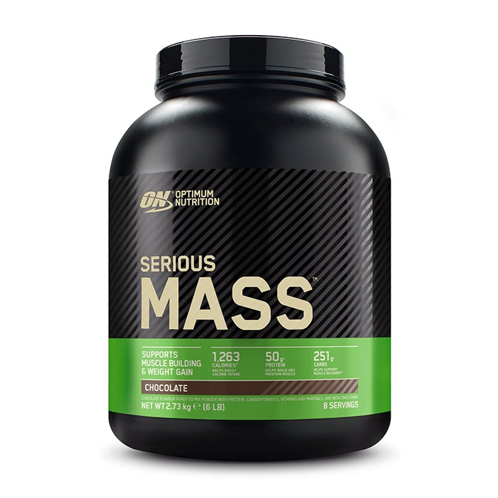 Optimum Nutrition Serious Mass Powder Chocolate 2.7kg Mass Gainer Proteins Holland&Barrett   