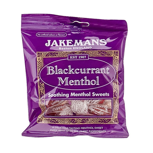 Jakemans Blackcurrant Soothing Menthol Sweets 100g Bag Immune Support Supplements Holland&Barrett   